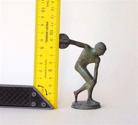 Discus Thrower Bronze Small Statue Discobolus Of Myron Athlete Statue