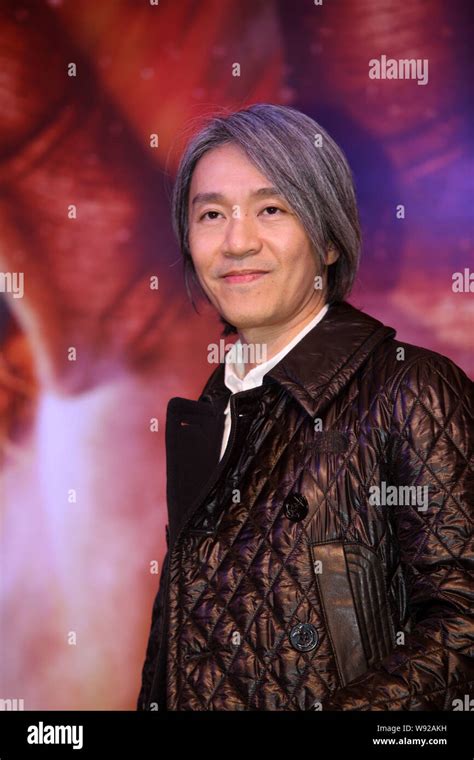 Hong Kong Actor And Director Stephen Chow Poses During A Press