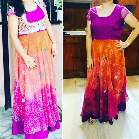 How To Recycle Old Sarees 55 Creative Dresses From Old Sarees Bling Sparkle