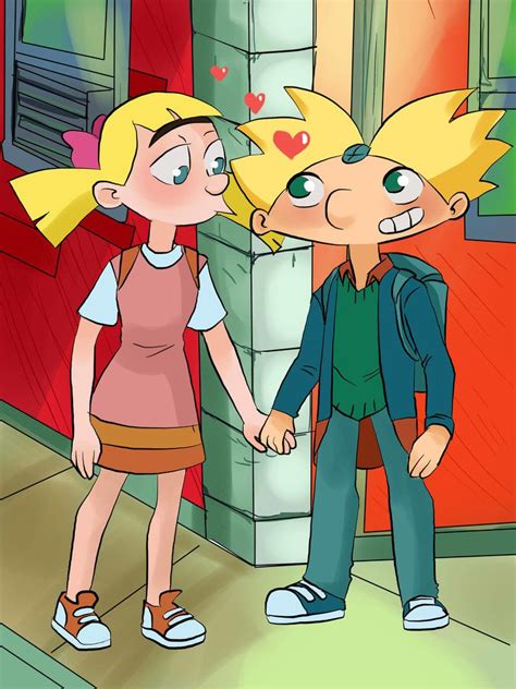 2 by yinller hey arnold arnold and helga old cartoons