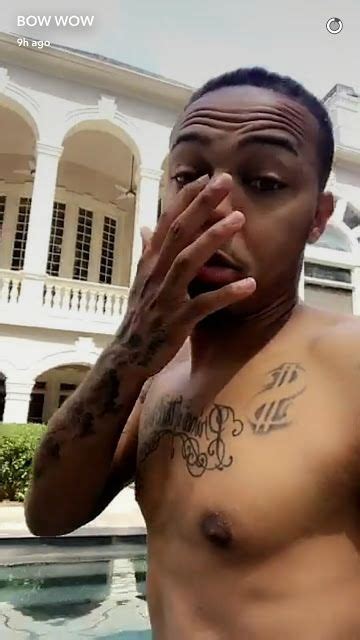 Alexis Superfan S Shirtless Male Celebs Shad Moss Aka Bow Wow Shirtless From Snap Chat Shad