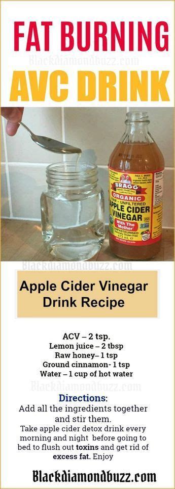 How To Drink Apple Cider Vinegar For Belly Fat And Body Fat In The