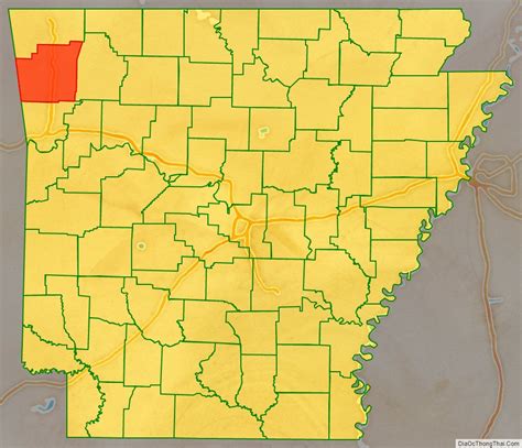 Map Of Washington County Arkansas