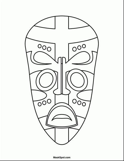 African Mask Drawing At Getdrawings Free Download