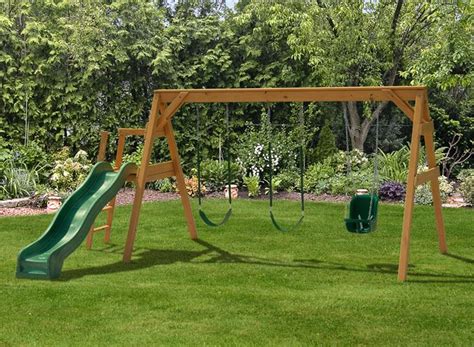 Building A Toddler Playground Sets Free Standing A Frame