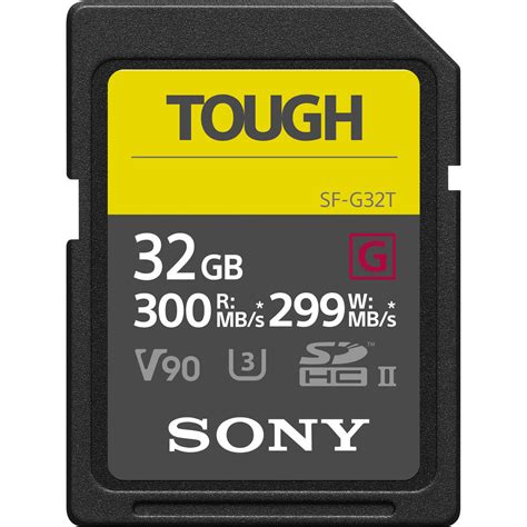 Sony 32gb Sf G Tough Series Uhs Ii Sdhc Memory Card Ace Photo