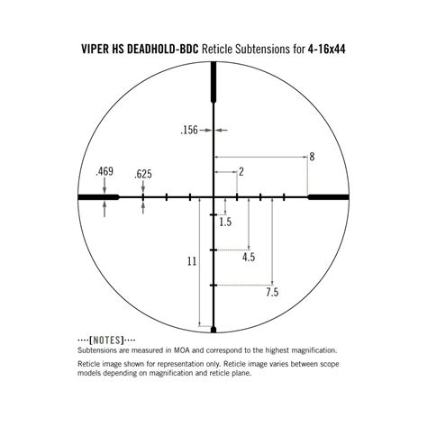 Vortex Viper Hs 4 16x44 Sfp Riflescope Bdc Vortex Canada