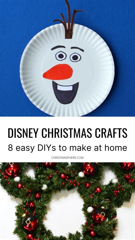 Disney Christmas Crafts Decor Tree Decorations And Christmas Cards