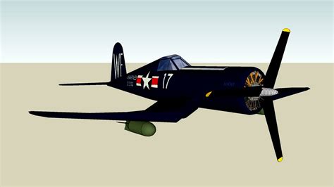 Vought F4u Corsair 3d Model