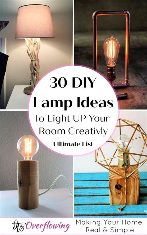 30 Diy Lamp Ideas How To Make A Lamp