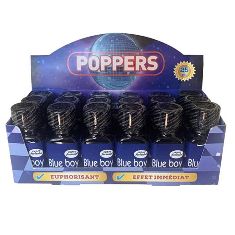 Poppers Blue Boy 24 Ml X18 Poppers Pas Cher Livraison Offerte