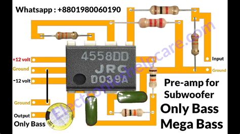 Subwoofer Ic Bass Treble Circuit Diagram How To Make Bass Boosted Circuit Ic For