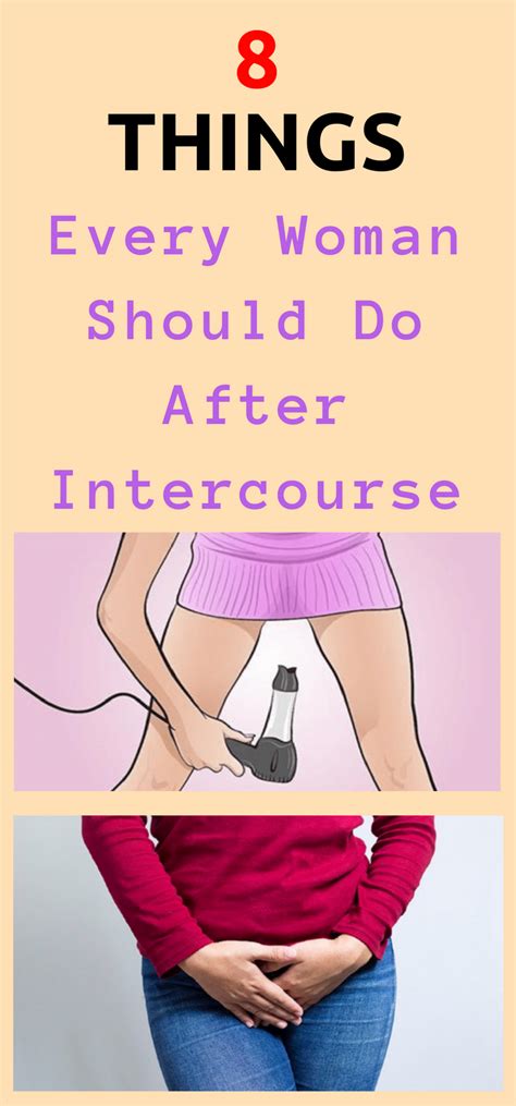 Run Healthy Lifestyle Things Every Woman Should Do After Intercourse