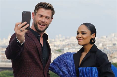 Gary gray of straight outta compton and fate of the furious fame. Tessa Thompson and Chris Hemsworth - "Men in Black ...