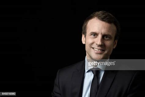 French Presidential Candidate Emmanuel Macron Photo Session In Paris