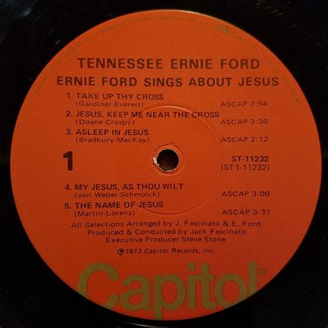 Ernie Ford Sings About Jesus By Tennessee Ernie Ford 1973 Others