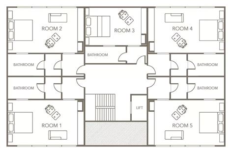 Hotel Floor Plans Importance And Benefits 2D 3D Plans 2d Design