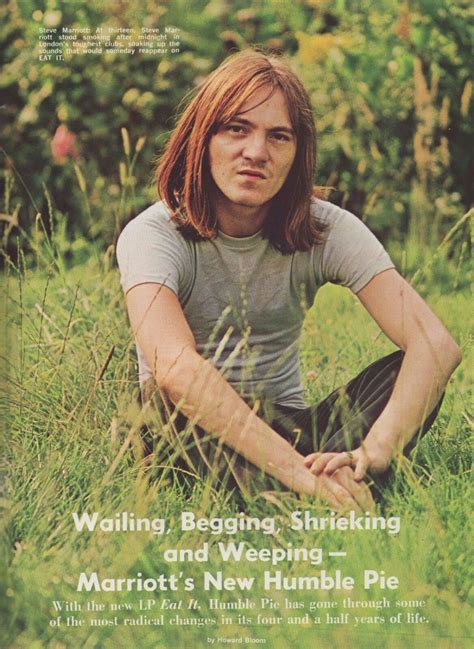 Steve Marriott 1973 Circus Magazine Article Promoting Tour For Eat