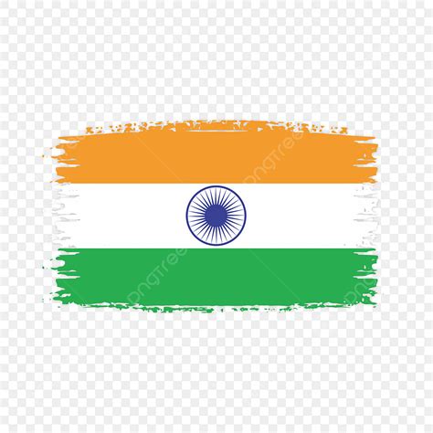 India Flag Clipart Transparent Background India Flag Vector With