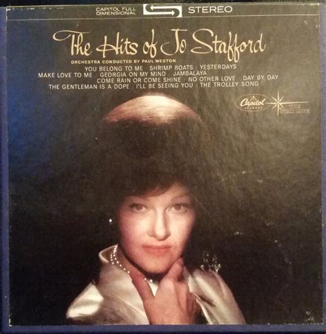 Jo Stafford The Hits Of Jo Stafford 1963 Reel To Reel Discogs