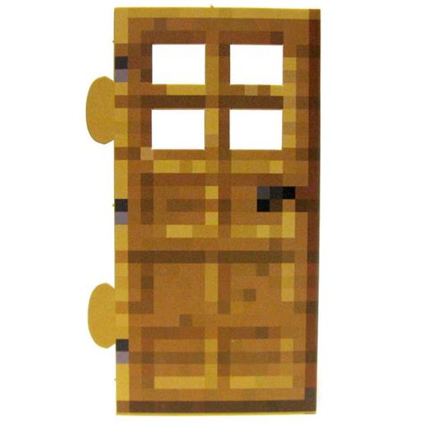 Minecraft Wood Door Papercraft