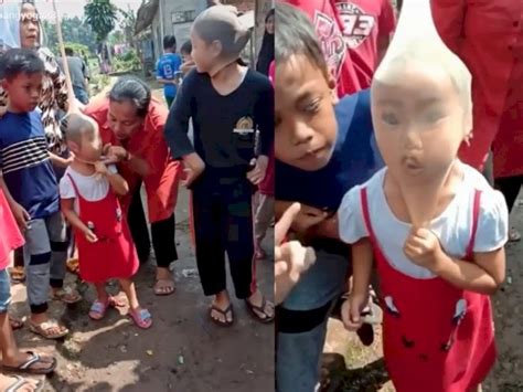Viral Video Bocah Lomba 17 An Tiup Lilin Pakai Stoking Aksinya Bikin
