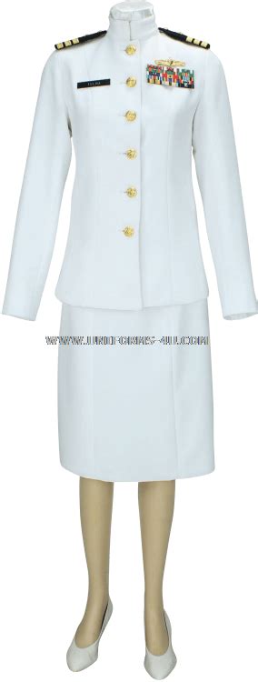 Us Navy Female Officer Service Dress White Uniform
