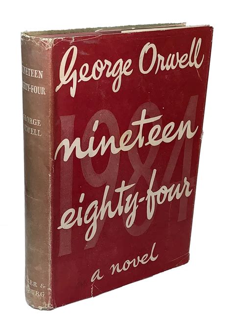 Nineteen Eighty Four By Orwell George London Secker And Warburg Hard