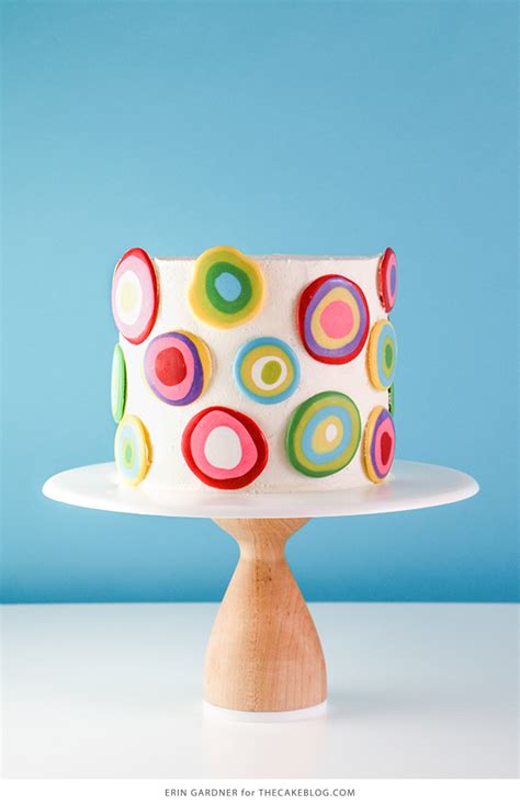 Mod Polka Dot Cake The Cake Blog
