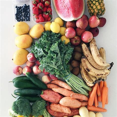 A Rainbow Of Wholesome Foods For The Week Ahead Eat Abundantly And Your