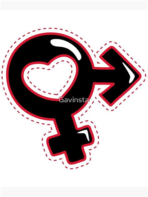 Love Male And Female Symbol Together Unicode Sex Symbols Art Print For Sale By Gavinstar