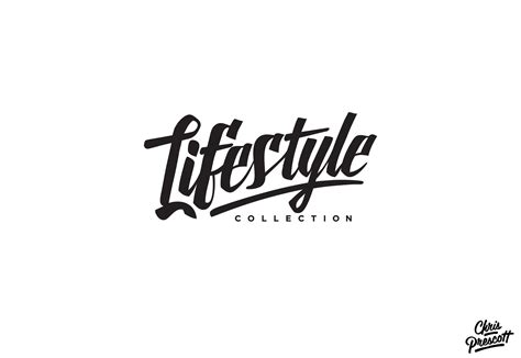 Lifestyle Is A Hand Lettered Clothing Brand Logo Design Inspiration