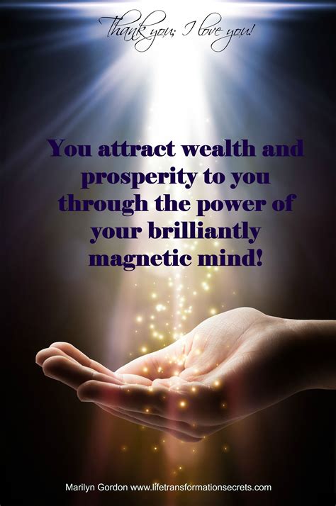 You Attract Wealth And Prosperity Law Of Attraction Prosperity