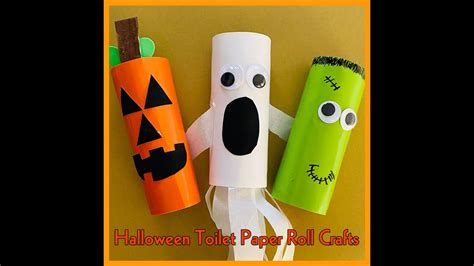 Halloween Characters Easy Toilet Roll Crafts Youtube