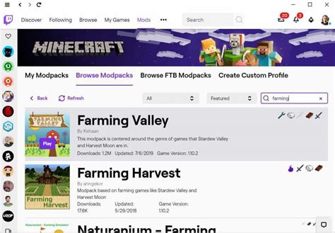 You can get to the official twitch app for minecraft modpacks download page by clicking the yellow button above or by clicking here. How To Download & Install Minecraft Modpacks Using The ...