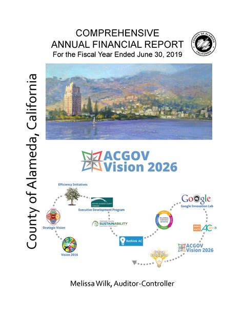 Annual Comprehensive Financial Report  AuditorController  Alameda County