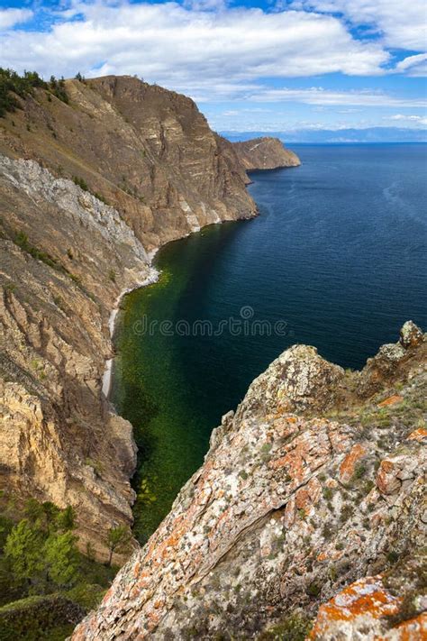 Lake Baikal Summer Day Stock Photo Image Of Peak Blue 149496956