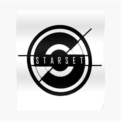 Best Of Starset Band Logo Poster For Sale By Mshotboulte3 Redbubble