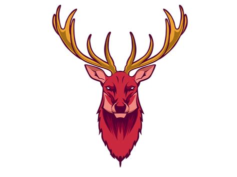 Moose Head Drawing : Vector Calf Heifer Winking Downloadable | Dekorisori