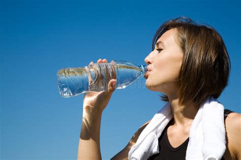 Person Drinking Water Stock Image Image Of Healthy Woman 9468065