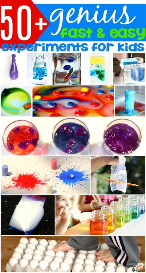 50 Easy And Fast Science Experiments For Kids Science Experiments