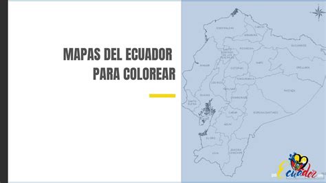 Mapas Del Ecuador Para Colorear Gratis Y Variados