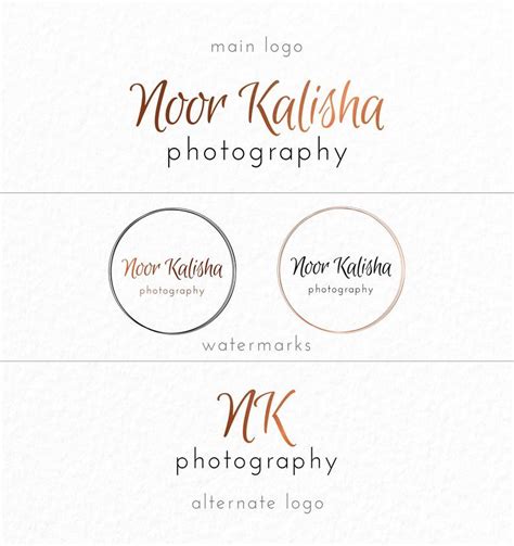 Golden Branding Package Watermarks And Logos Premade Etsy
