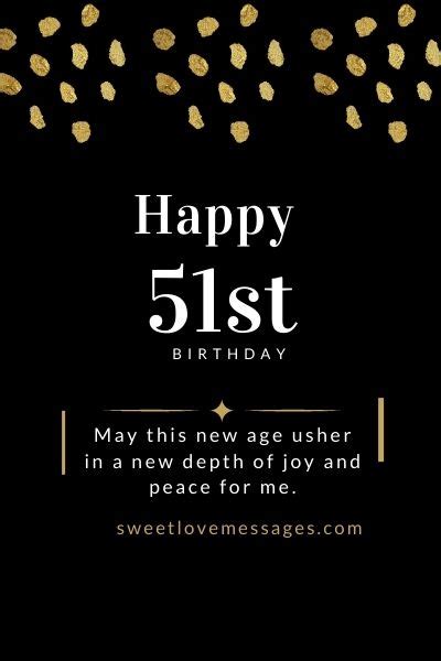 Happy 51st Birthday To Me Wishes And Quotes Sweet Love Messages