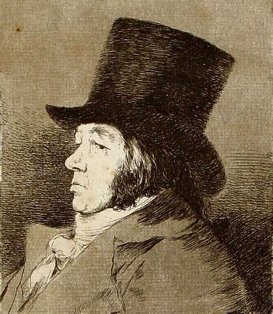 Selbstporträt, 1799 von francisco de goya undatiert · etching · bild id: Self Portrait, 1799 - Francisco Goya - WikiArt.org