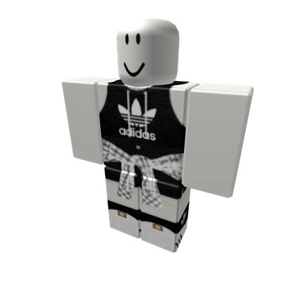 Bienvenidas a todas las chicas a quienes. Hooded Tank Adidas w/ Flannel - Roblox | Roupas de ...