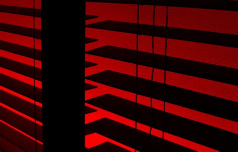Wallpaper Abstract Red Dark Shadow Blind Curtain Digital Art