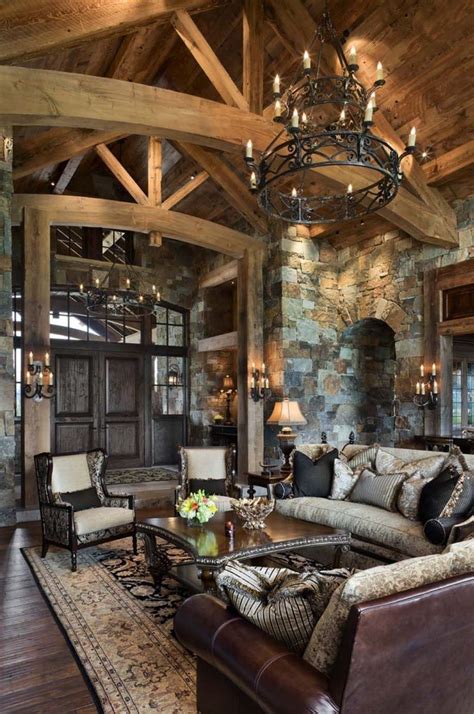 22 Elegant Rustic Home Design Ideas Hoomdesign Rustic Living Room