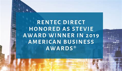 Rentec Direct Honored As Stevie Award Winner In 2019 American Business