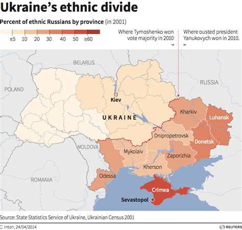 Parts Of Ukraine With Ethnic Russians Business Insider